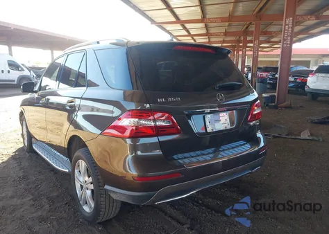 2014 Mercedes-Benz Ml 350 4Matic из США, поврежденный, VIN 4JGDA5HB9EA420838